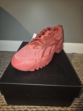 Reebok "Cardi B" Women's All-Terrain Coral Red Platform Sneaker